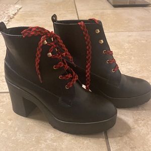 Forever 21 ankle platform boots, size 10. Brand new, never worn